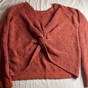 Aerie twist back sweater